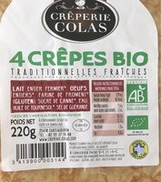4 crêpes bio