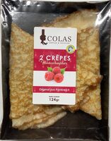 Crêpes, confiture de framboise