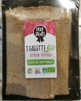Galette bio jambon fromage