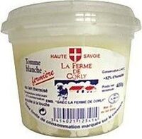 Tomme blanche fermière 4,85/00 mg