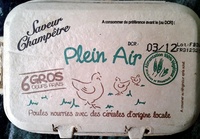 Oeufs Plein Air Saveur Champêtre