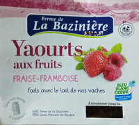 Yaourts aux fruits La Baziniere