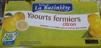Yaourts fermiers citron