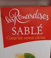 Sablé coeur de lait citron
