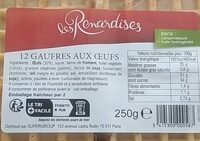 12 Gaufres aux œufs