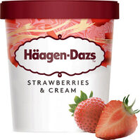 Helado de fresa tarrina