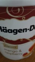 Hägen dazs mango et raspberry