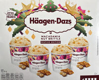 Macadamia nut brittle mini cups