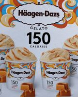 Häagen-Dazs gelato 150 calories caramel swirl