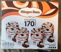 Gelato Creamy Fudge Brownie 170 Calories