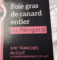 Foie gras canard entier du Périgord