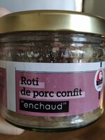 Rôti de porc confit