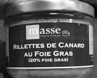 Rillettes de canard au foie gras