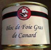 Bloc de foie gras de canard