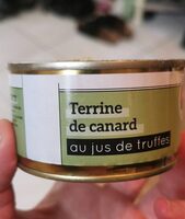 Terrine de canard au jus de triffe