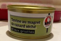 Terrine au magret de canard seche et aux griottes