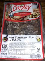 Mini saucisson sec de volaille