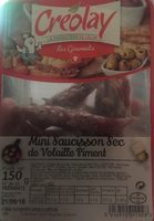 Mini saucisson sec de volaille piment