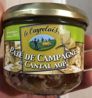 Paté de campagne au Cantal AOP