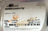 Safran poudre