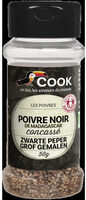 POIVRE NOIR concassé "COOK" 50g*