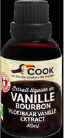 VANILLE Bourbon extrait liquide "COOK" 40ml*