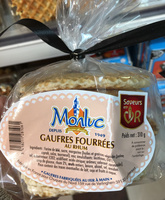 Gaufres fourrées au rhum