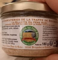 Abbaye De Bricquebec - Rillettes Pur Porc Du Pere Marc 180 g