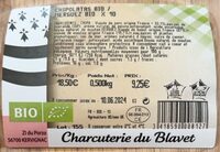Chipolatas bio / merguez bio x10