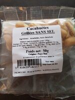 Cacahuètes grillées sans sel