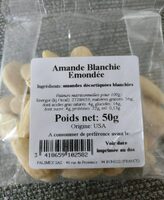 Amande Blanchie Emondée