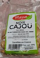 Noix de cajou torréfiée sans sel