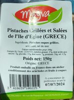 Pistaches Grillées et Salées