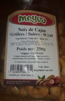 Noix de Cajou Grillée /Salées - W 240