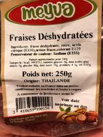 Fraises deshydratees