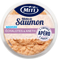 Rillettes de saumon échalote & aneth - 115g - Frais