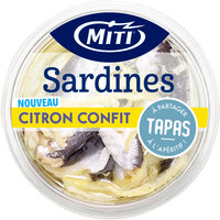 Sardines citron confit - 100g - Frais