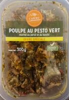Poulpe au pesto vert mariné au persil et au basilic