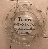 Filet d'anchois marinés à l'ail et au persil