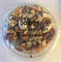 Poulpes calmars et crevettes au citron confit et à l'ail