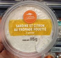 Sardine et Citron au Fromage Fouetté