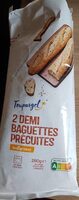 2 demi baguettes precuites