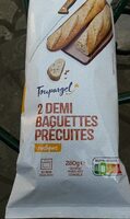 2 demi-baguettes précuites