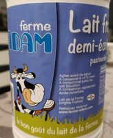 Lait frais demi-écrémé