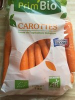 Carottes - Issues de l'agriculture biologique, origine France