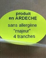 Ets Gueze jambon cuit supérieur 4 tranches