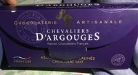 Assortiments de pralinés chocolat lait