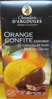 Orange Confite enrobée de Chocolat Noir