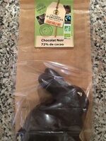Lapin en chocolat noir 72%