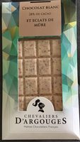 Chocolat bland et eclats de mûre
